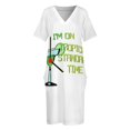 thumbnail image 4 of Estoy en el tiempo estándar tropical reloj de cóctel Margarita diseño vestido suelto con bolsillo trajes de verano para mujer moda femenina 2025, 4 of 7