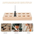 thumbnail image 3 of SOPOTUTU Carving Tools Holder Wooden Organizer For Workbench 1Pack, 3 of 6