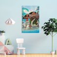 thumbnail image 4 of Vaiana (Moana) Cuadro decorativo colgante - Arte de pared - Póster enmarcado - Decoración de pared - Regalos para familia, amigos y aficionados 20*30 cm, 4 of 6