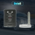 thumbnail image 6 of Unique Bargains 5 Button Key Fob Case Keyless Entry Remote Key Shell for Cadillac Escalade CTS 2008-2012 M3N5WY7777A, 6 of 8