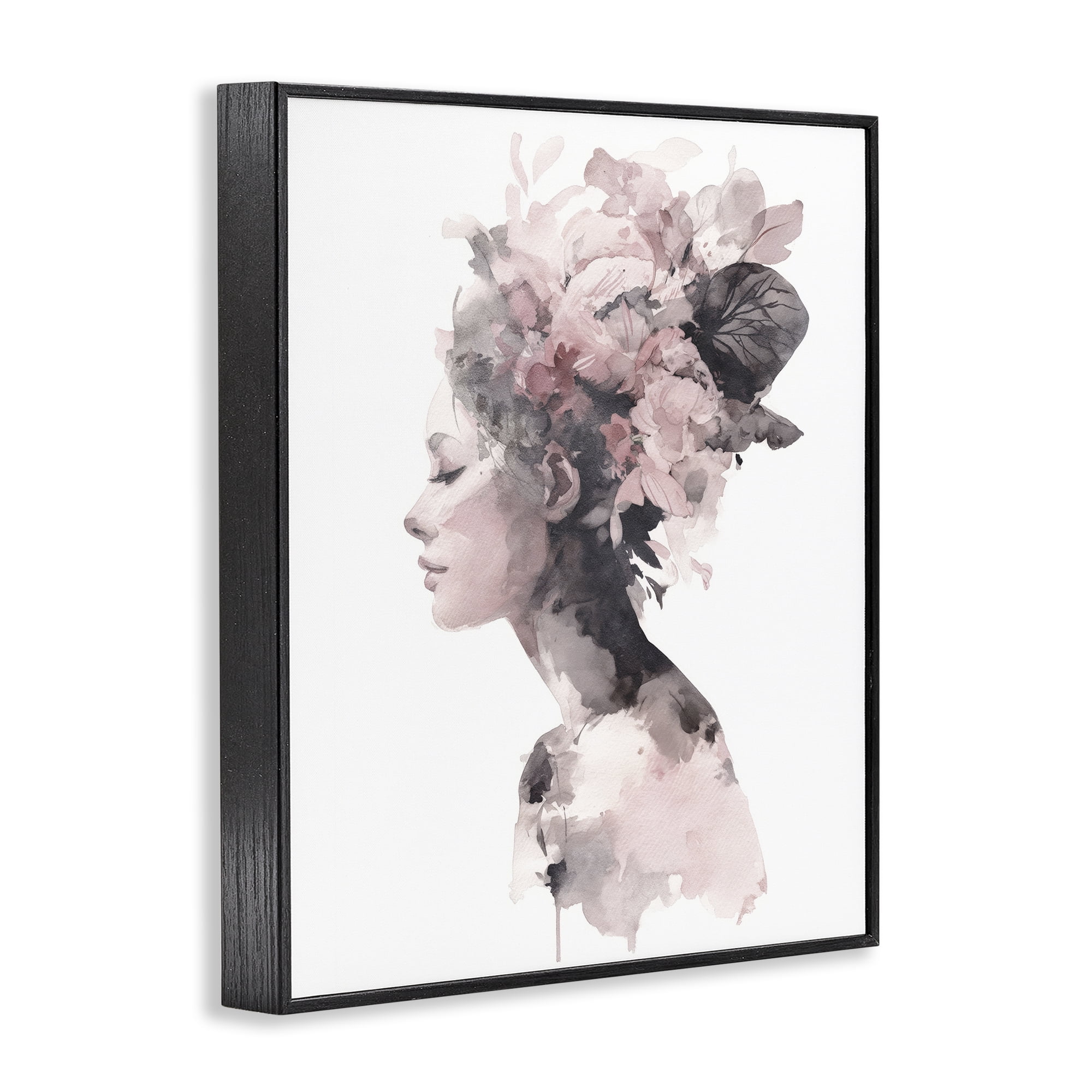 Stupell Industries Nature's Empress Silhouette Black Framed Giclee Art, design by Svetlana Aleynikova