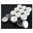 thumbnail image 7 of BIN BUDDY 12 Pc Jars | White Screw-On Lids | 25 ml Polystyrene | Clear Bottoms | Ideal for Jewelry, Crafts, Sorting, 7 of 7