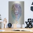 thumbnail image 6 of Luxe Metal Art 'Lion King' by Luxe Portfolio, Metal Wall Art, 12"x16", 6 of 9