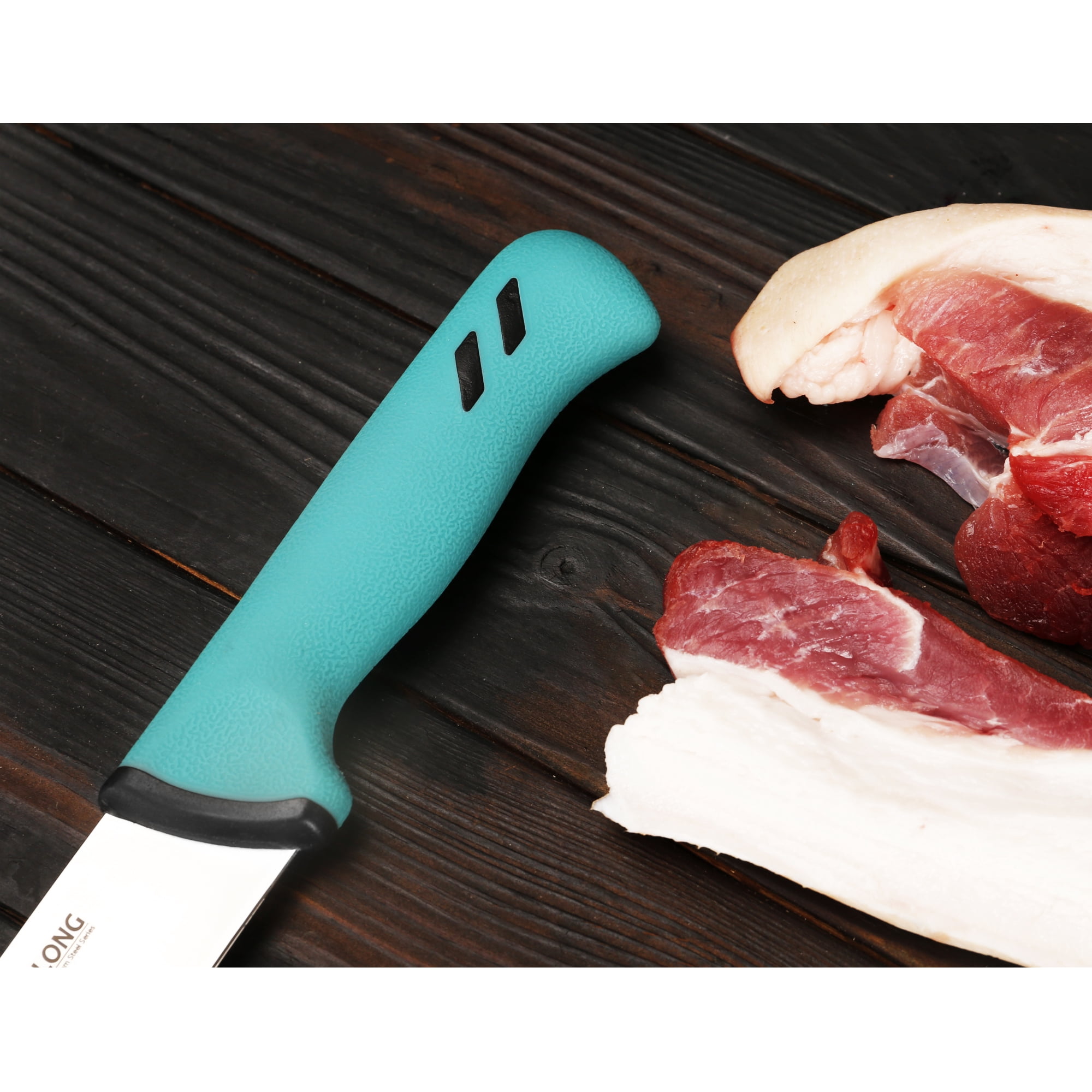 YOUSUNLONG Bull Nose Butcher & Breaking Knife, 8-Inch High-Carbon Molybdenum Steel Meat Processing Knife