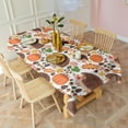 thumbnail image 3 of Fall Hedgehog Pumpkin Rectangle Tablecloth 60"x120",Waterproof Polyester Rectangle Table Cloth, Wipeable Spillproof Polyester Tablecloth for Dining, Camping, Indoor and Outdoor, 3 of 6