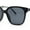 All Black, variant on Simple Classy Womens Chic Horn Rim Metal Brow Trim Plastic Fashion Sunglasses Black - Blue