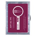 thumbnail image 1 of 240Pcs Nail Art False Patch Set Seamless Versatile Lengthened Frosted Texture Anti-break Long Lifespan Nail Tips, 1 of 10