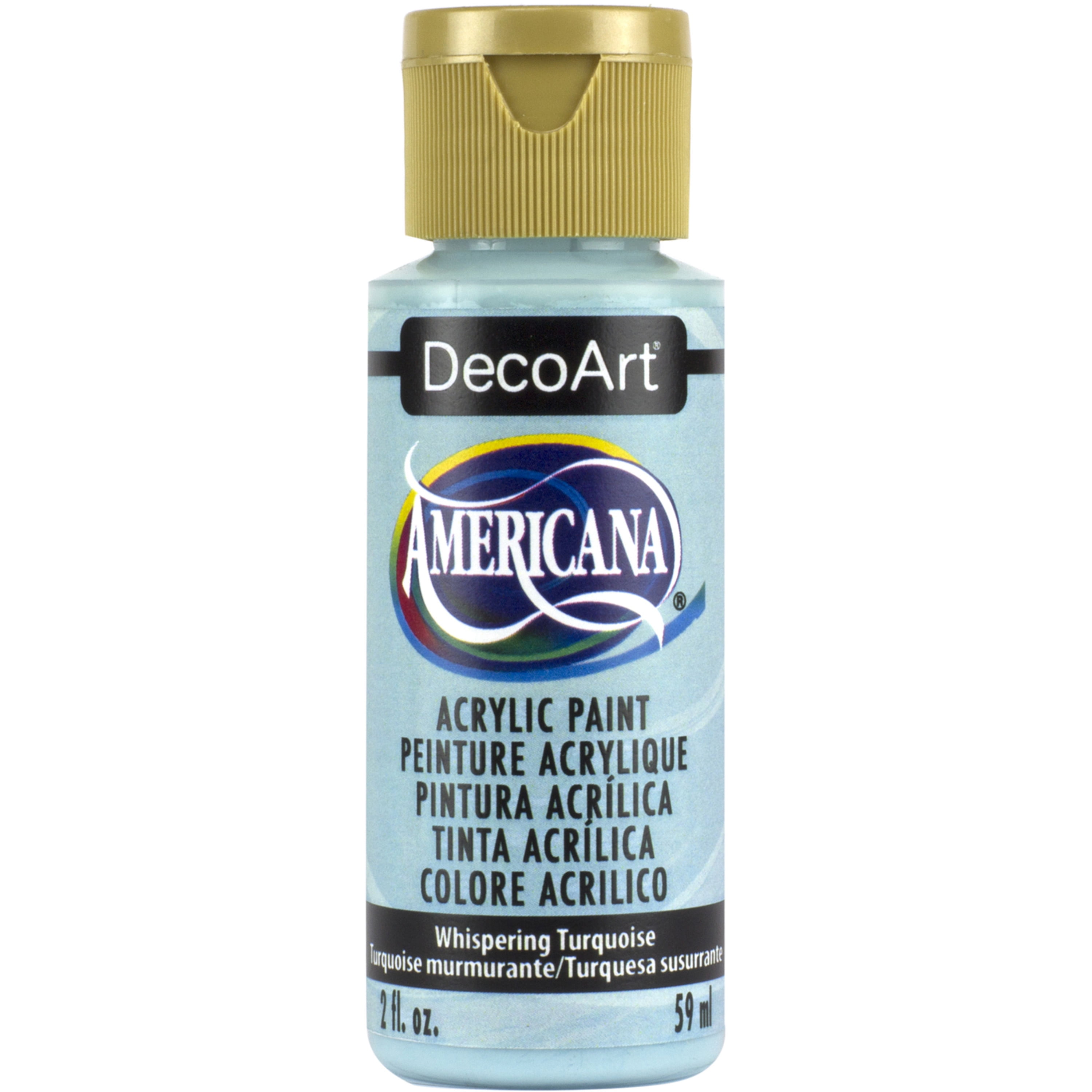 DecoArt Americana Acrylic Color, 2 oz., Whispering Turquoise Walmart