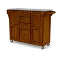 thumbnail image 2 of Homestyles Chariot de Cuisine en Bois Create-a-Cart Marron, 2 of 10