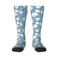 thumbnail image 2 of Picia Women Crew Soft Moisture-wicking Socks Lilies Flowers Pattern Design Cotton Socks, One Size fit All, 2 of 9