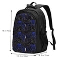 thumbnail image 5 of Pofeuu Physical Formulas Print Storage Laptop Backpack with USB Charging Port[Water Resistant] College Computer Bookbag Fits, 5 of 7