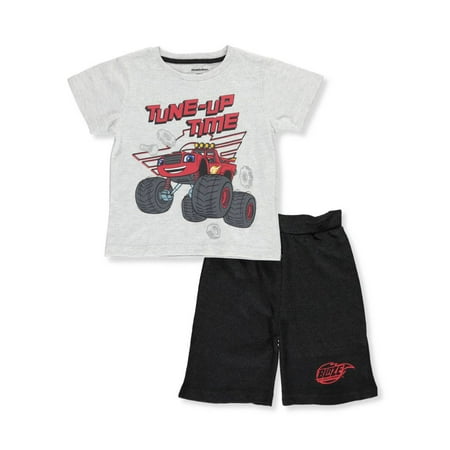 Blaze and the Monster Machines Boys' 2-Piece Shorts Set Outfit