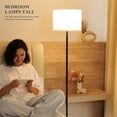 thumbnail image 3 of Lámpara de pie LED Ambimall, diseño simple con pantalla blanca, 3 of 7