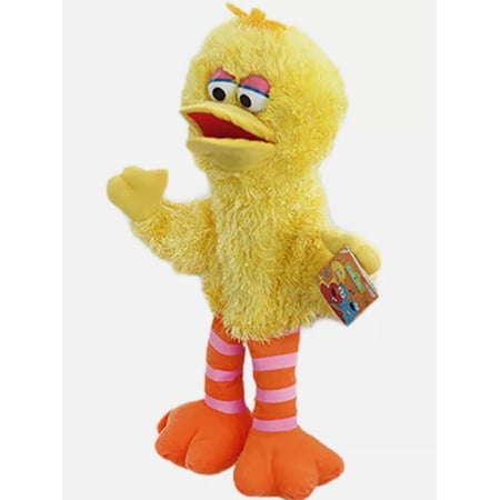 Big Bird SesameStreet Puppets Plush Hand Puppet Muppet, 14", 1 count