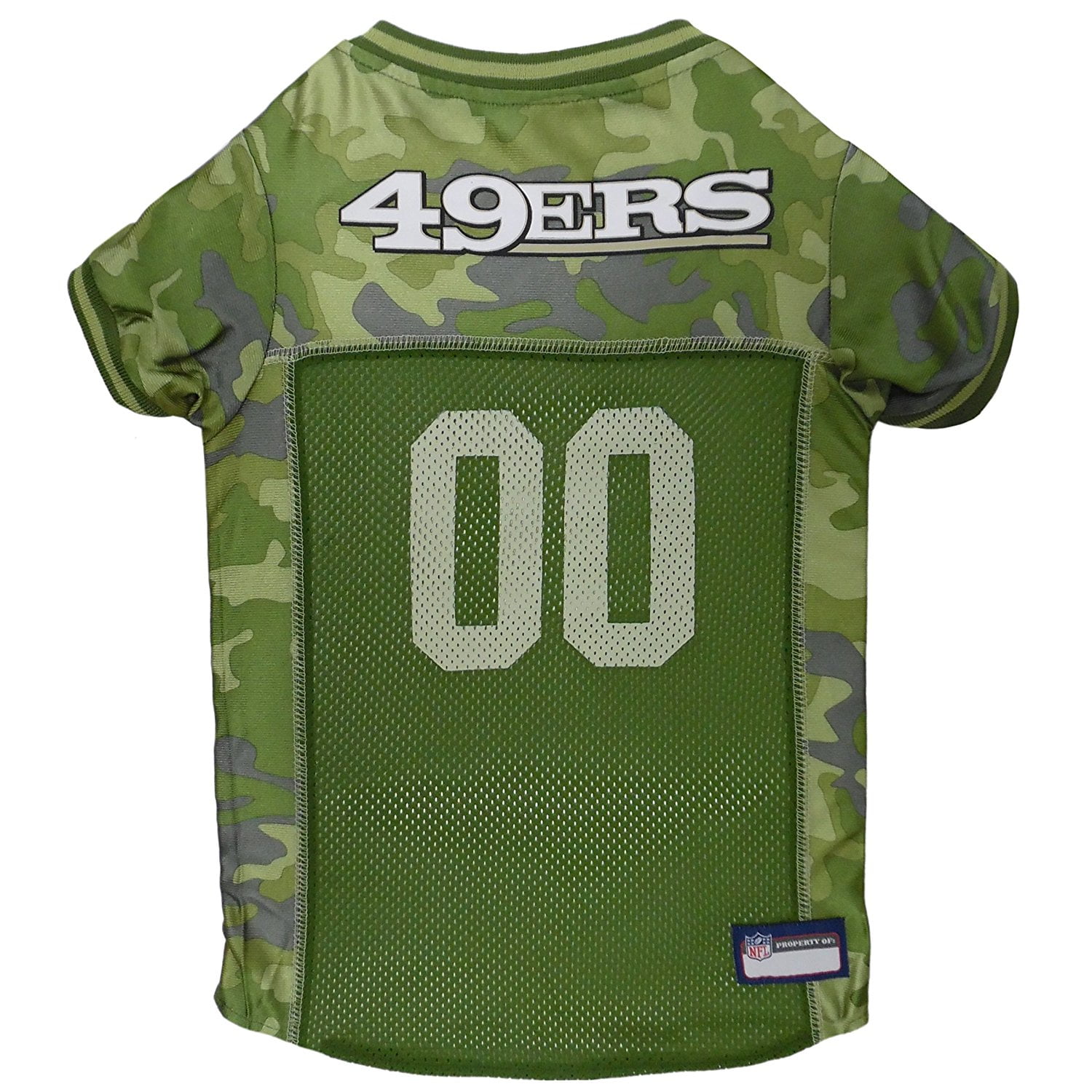 Pets First NFL San Francisco 49ers Camouflage Pet Jersey for Cats