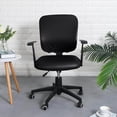 thumbnail image 3 of Office Chair Cover Armchair Slipcover Stretchable Removable for Office Protector Slipcover Computer Chair Hotel black, 3 of 9