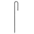 thumbnail image 2 of Rebar Stakes J Hook Extra Coated Steel Ground Anchors with Chisel Point End 10PCS, 2 of 5