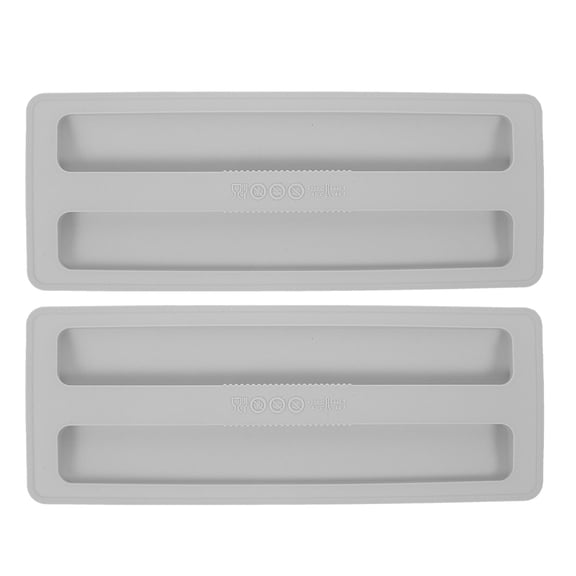 OULII Set of 2 Grey Silicone Covers for Toaster Machines, Protective Covers for Home Kitchen Use