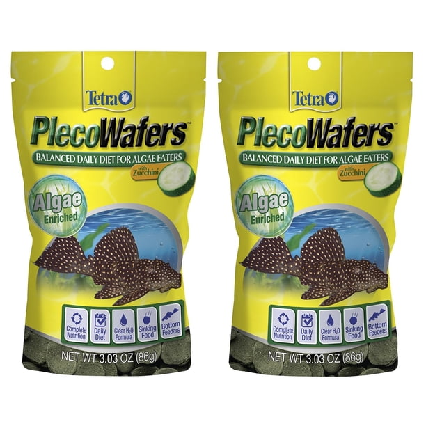 Tetra PlecoWafers Algas Wafers 86 g Comida para Peces