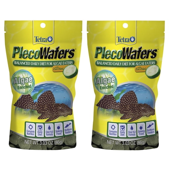 Tetra PlecoWafers Algas Wafers 86 g Comida para Peces