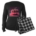 thumbnail image 5 of CafePress - Shiny Pink Pumpkin - Women's Long Sleeve Dark Pajamas, 5 of 7