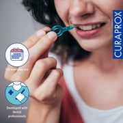 Curaprox CPS 06 Prime Refill Blue, 8-Pack Interdental Brushes for Gentle Cleaning of Tight Gaps