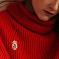 thumbnail image 4 of unbranded 2Ud Pin De Piña Para Decorar Pañuelos Sombreros Y Chaquetas En Color Dorado, 4 of 6