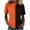 Orange and Black, variant on Uootdi Halloween Womens Shirts Crew Neck Short Sleeve Watercolor Ghost Floral All Over Print Pullover Tee Loose Fit Cottage Holiday Womens Tops