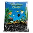thumbnail image 3 of Jet Black Pure Water Pebbles Aquarium Gravel - Premium Acrylic Coated Freshwater Substrate, 3 of 3