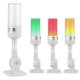 thumbnail image 2 of Luces de pila de torre de se?alización LED, columna de luz de se?al industrial de 3 colores Luz de alarma LED, indicador de luz continua redonda plegable, con zumbador, 24 V EOTVIA No, 2 of 6
