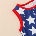 thumbnail image 5 of Atogsazn Baby Boys Summer 4th of July Clothes Set Toddler Short Sleeve Tank Tops & Shorts Outfit 2 Piece Outfits Red 18-24 Months Fashion, 5 of 8