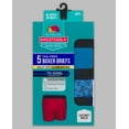 thumbnail image 3 of Fruit Of The Loom Boys Breathable Cooling Cotton Mesh Boxer Briefs 5 Pack, Small, Assorted, 3 of 4