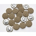 thumbnail image 4 of IBA Indianbeautifulart Brown 1 Inch Buttons For Sewing Fancy Buttons For Crafts 2 Hole Dot & Floral Artistic Shirting Scrapbooking Canvas Buttons Pack Of 50, 4 of 7