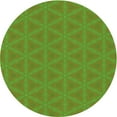 thumbnail image 1 of Ahgly Company Machine Washable Indoor Square Transitional Pea Green Area Rugs, 3' Square, 1 of 7