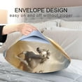 thumbnail image 5 of Coolnut Running White Horse Pillowcase for Hair and Skin Silk Pillowcase King Size 20 ×40In, Soft and Breathable Slippery Satin Pillowcase Covers for Sleep Decor Giftsation 1100, 5 of 7