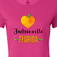 thumbnail image 4 of Inktastic Jacksonville Florida Orange in Heart Women's T-Shirt, 4 of 5
