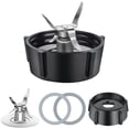 thumbnail image 1 of Piezas de Repuesto para Oster Osterizer Licuadora, Conjunto de Cuchillas de FusióN de 4 Puntos con Junta de Sello de Goma de 2 Piezas 4961, 1 of 5