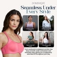 thumbnail image 5 of Dominique Zoe Pro Max Support Sports Bra #6100 – High Impact Workout Bra, Seamless Convertible Racerback T-Strap Bra, 5 of 6