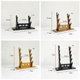 thumbnail image 4 of NOVELAR Solid Wood Flute Holder Stand, Multi-Level Storage for Easy Access, Ideal for Musicians and Instrument Collectors, 4 of 7