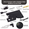thumbnail image 6 of Credit Card Tool Multitool, Christmas Stocking Stuffers 18 in 1 Cool Gadgets, Useful Fathers Gift for Dad, Upgraded Multi-Tool Birthday Gifts Men Women Survival Wallet Tools with Screwdrivers Compass, 6 of 7