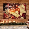 thumbnail image 3 of wall26 Canvas Print Wall Art Happy New Year Santa Claus Celebrations &amp; Holidays Decorative Illustrations Modern Art Scenic Festive Colorful Multicolor Warm for Living Room, Bedroom, Office - 32&q, 3 of 5