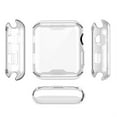 thumbnail image 5 of Sleektime Case for Apple Watch Series 6 5 4 SE 44mm, Tempered Glass Screen Protector, High Definition Scratch Resistant Soft Cover for Apple Watch Accessories, Clear, 5 of 6