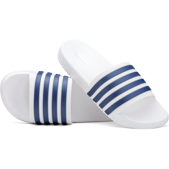 GETAC Sandalias HOMBRE MUJER CHANCLAS, Pantuflas Suela gruesa Antiderrapante, Textura suave Empeine amplio EVA,Blanco