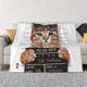 thumbnail image 1 of Balery Cat Holding Mugshot Sign Manta de Franela con Dibujo, Lujo Ultra Suave y Cálido, Antipelusa y Resistente a las Arrugas para Cama, Sofá, Camping -40"x30", 1 of 6