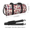 thumbnail image 2 of Sikiie Rocket Pattern Duffel Bag, Travel Bag, Sports Gym Bag - Ideal for Sports, Gym, Overnight Stays, 2 of 6