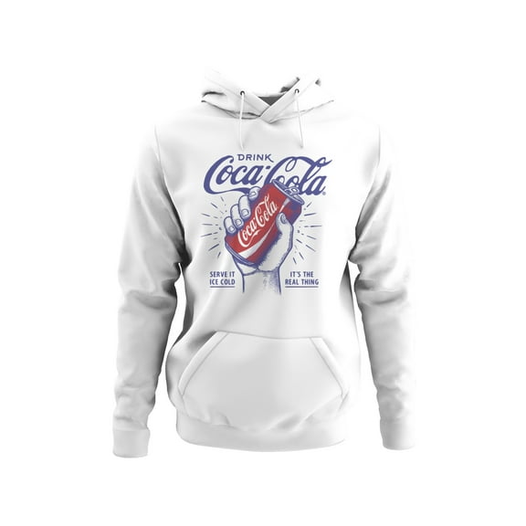 Officially Licensed Coca Cola Classic Coca-Cola Can Design Art Men's Hoodie