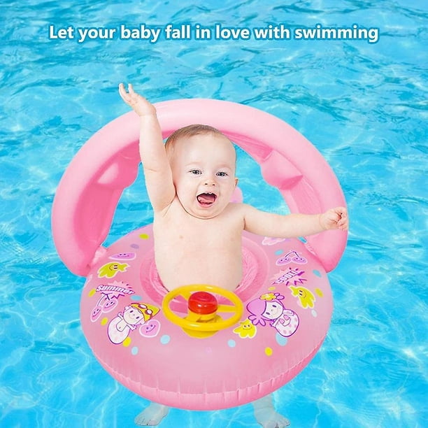 Flotador De Natación Inflable Para Bebés, Portátil, Plegable | Cuotas
