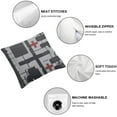 thumbnail image 4 of BANET Throw Pillow Cover Decorative - Gifts for Teen Boys - Room Decor - Soft Cover Home Decor for Sofa Bed Living Room Farmhouse, Double-Sided Design White, 4 of 5