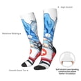 thumbnail image 4 of Sigee Medicine Gnome Truck Red for Socks for Men Women Socks Stocking Compression Socks, 4 of 6