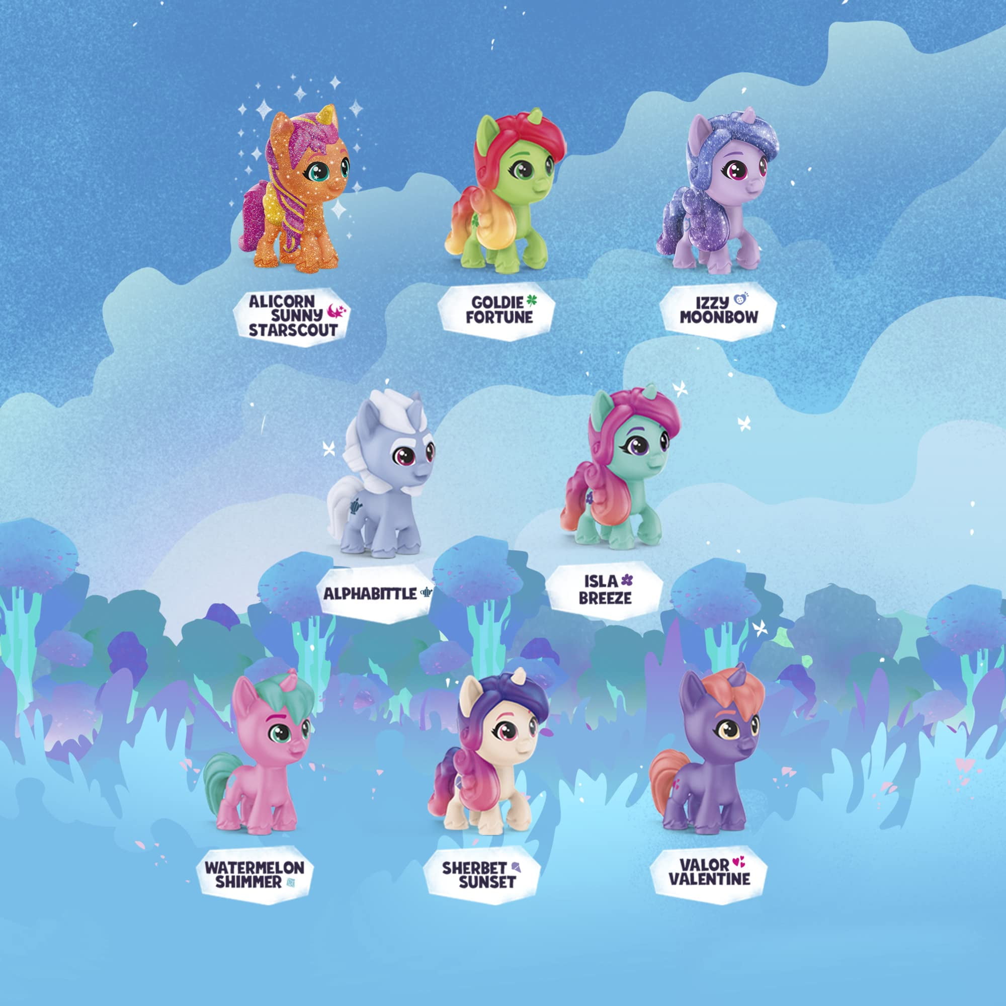 My Little Pony Mini World Magic Meet The Minis Collection Set with 22  Figures, for Kids Ages 5 and Up ( Exclusive)